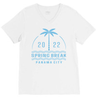 2022 Spring Break Panama City Beach Vacation Trip Pullover Hoodie V-neck Tee | Artistshot