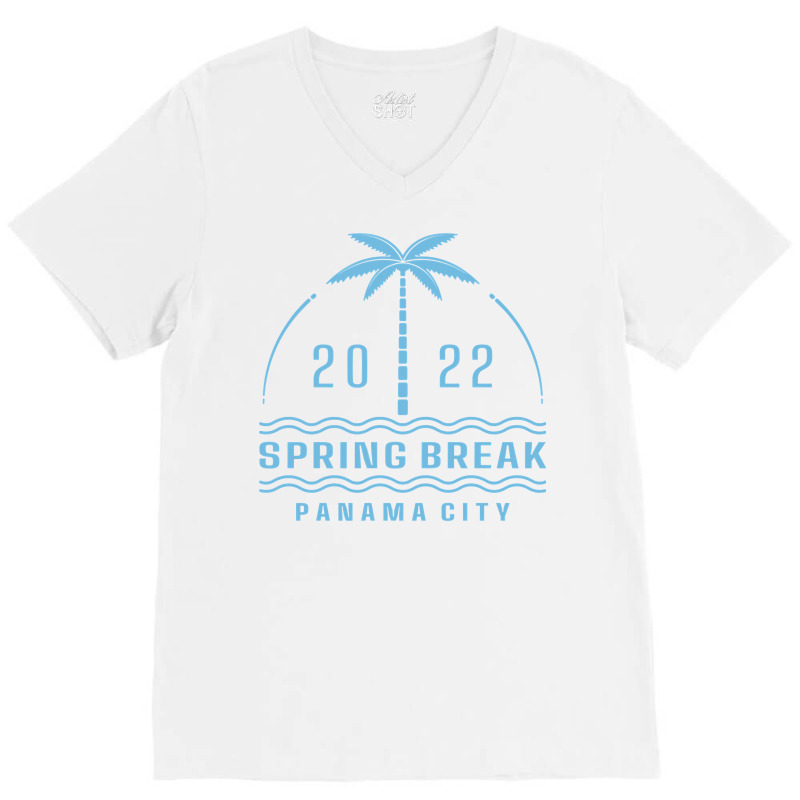 2022 Spring Break Panama City Beach Vacation Trip Pullover Hoodie V-Neck Tee by nazhirgoodie | Artistshot