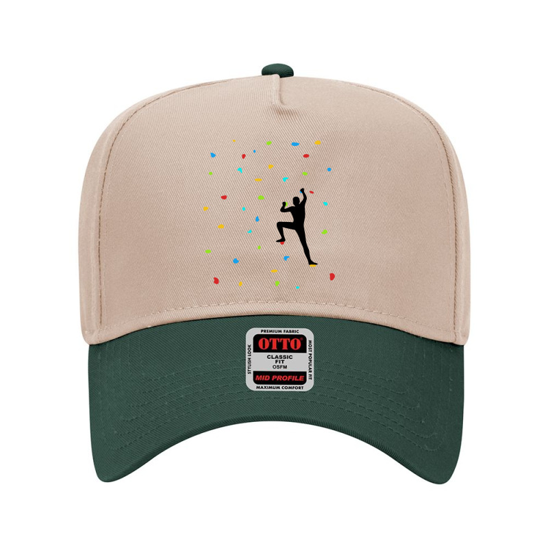 Climbing Wall Climbing Bouldering Adjustable Baseball Cap | Artistshot