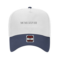 Roman Numeral 1978 Adjustable Baseball Cap | Artistshot