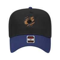 Brown Guitar Adjustable Baseball Cap | Artistshot