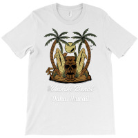 Aloha State Waikiki Beach Oahu Longboard Surfing Tank Top T-shirt | Artistshot