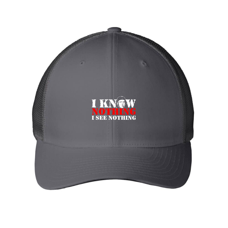 I Know Nothing Mesh cap by cm-arts | Artistshot