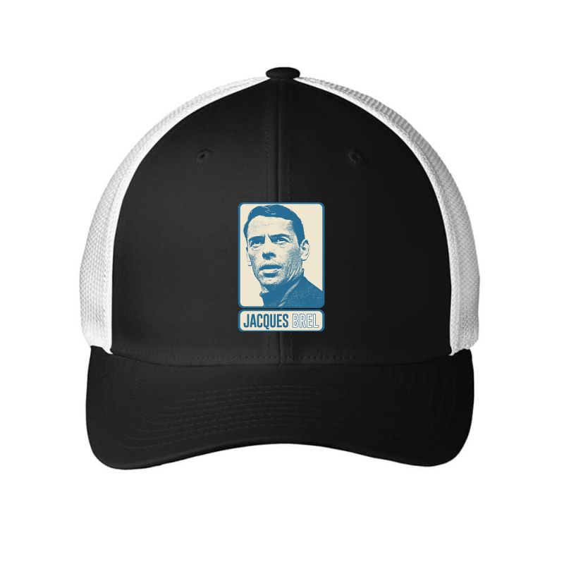 Jacques Brel ? Vintage Look Fan Design-xrkt2 Mesh cap by Quick Scully | Artistshot