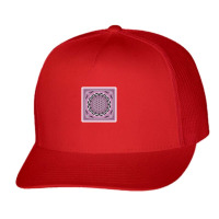 Flower Of Life Sacred Geometry Metatrons Cube Symbol Healing And Balan Trucker Cap | Artistshot