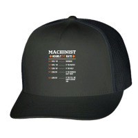 Machinist Hourly Rate Machining Trucker Cap | Artistshot