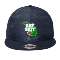 Eat Shit Michigan State Camo Snapback | Artistshot