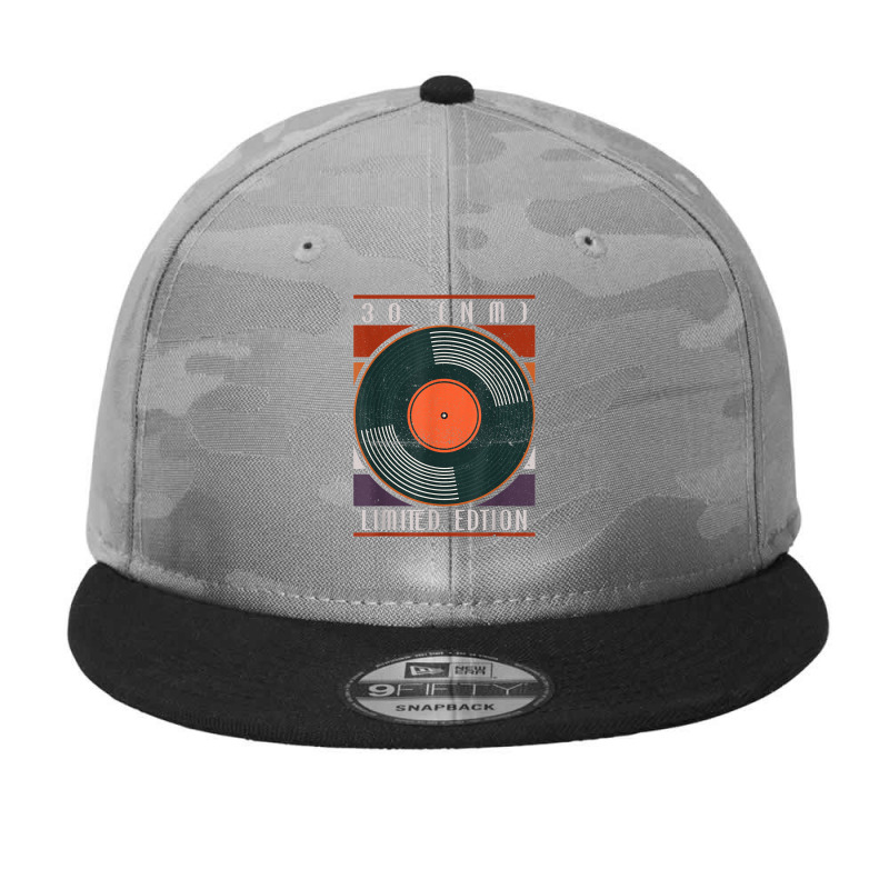 30 Near Mint Limited Edition   Vinyl Records 30th Birthday Camo Snapback by Orchid | Artistshot