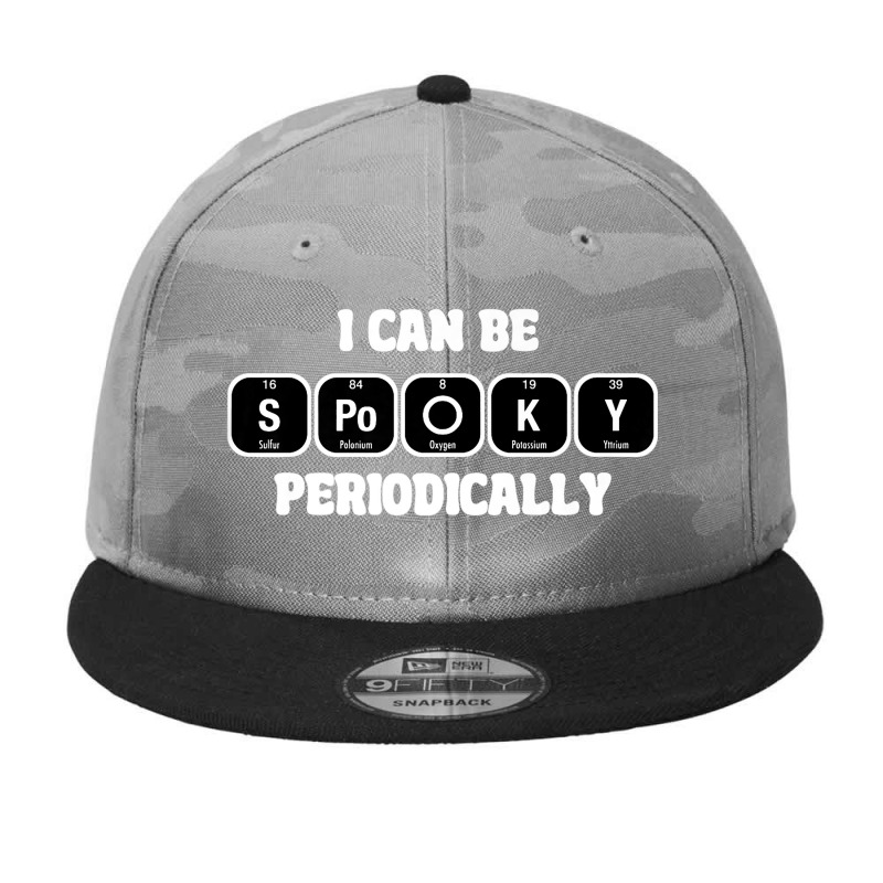 I Can Be Spooky Periodically Teacher Tee Premium  Copy Camo Snapback | Artistshot