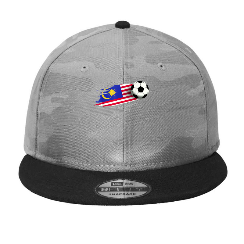 Malaysia Flag Jersey Malaysian Soccer Team Malaysian T Shirt Camo Snapback by cm-arts | Artistshot