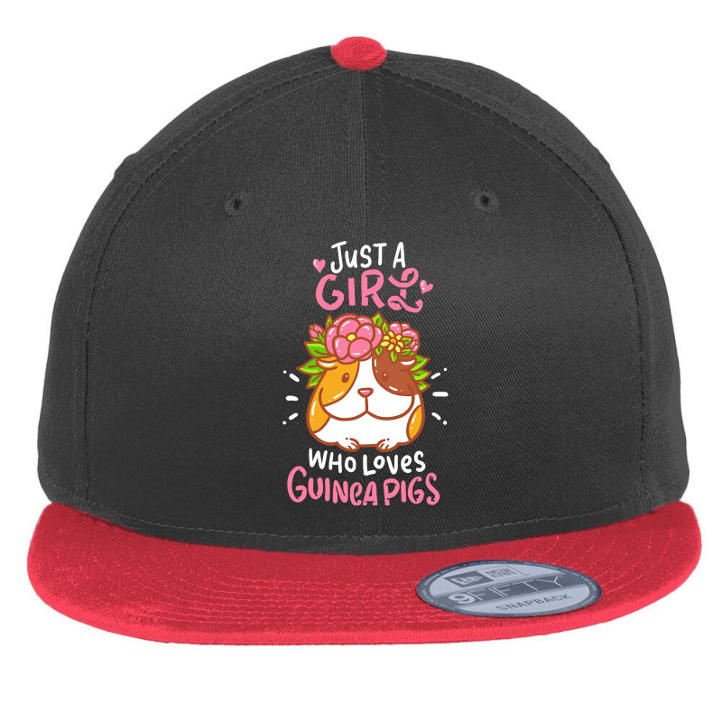 Guinea Pig Rodent Pet Flat Bill Snapback Cap | Artistshot