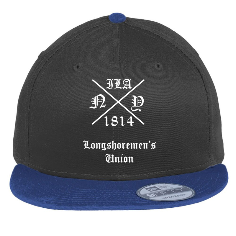 Longshoremen's Union 1814 New York Longshoreman Pullover Hoodie Flat Bill Snapback Cap | Artistshot