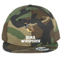 Cute Quail Design For Men Women Kids Quail Bird Whisperer Flat Bill Snapback Cap | Artistshot