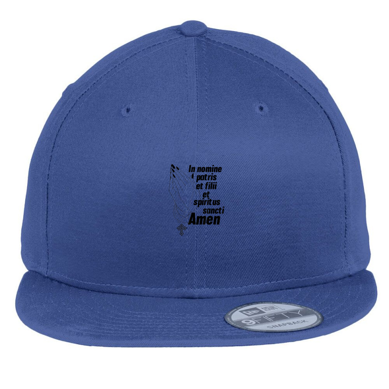 In Nomine Patris Et Filii Tradtional Latin Mass Catholic Flat Bill Snapback Cap by bambi | Artistshot