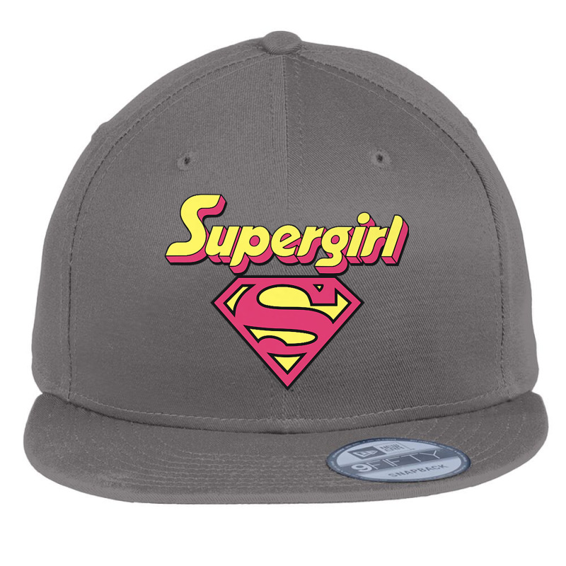 Supergirl Flat Bill Snapback Cap | Artistshot