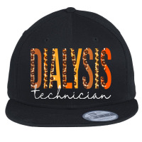 Leopard Dialysis Tech Dialysis Technician Appreciation Flat Bill Snapback Cap | Artistshot