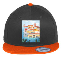 Portugal, Lisbon Flat Bill Snapback Cap | Artistshot