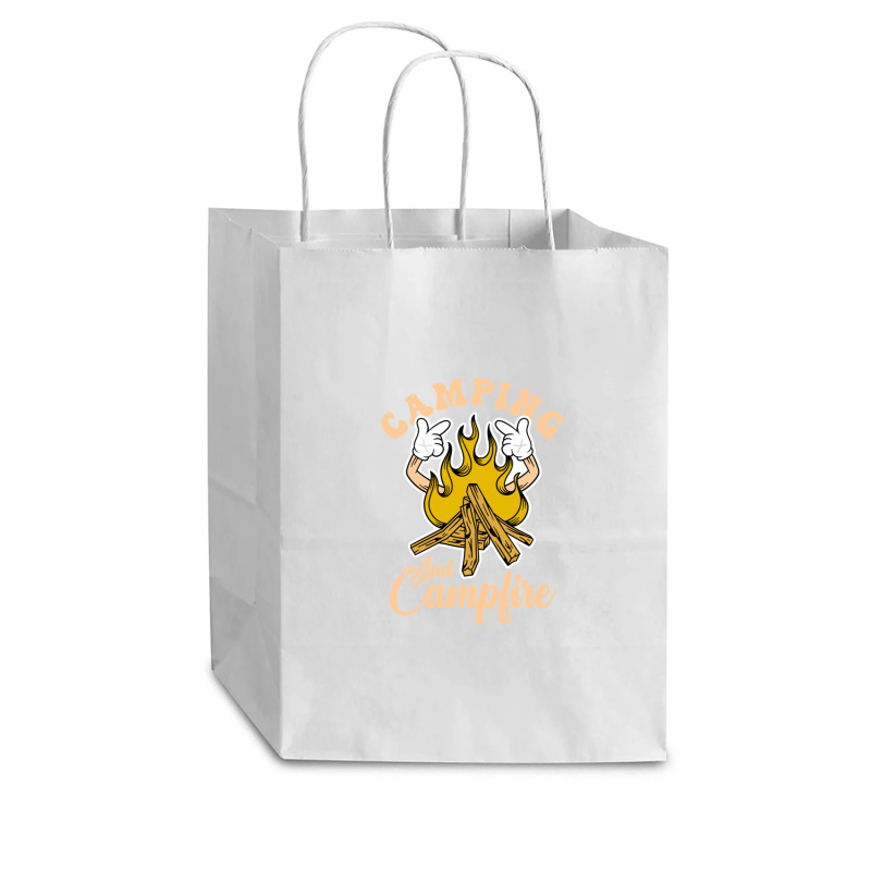 Camping And Campfire Cub Paper Bag - 8 X 4 1/2 X 10 1/4 | Artistshot