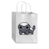 Chibi Kawaii Honey Badger Wildlife Ratel Animal Lover150.png Cub Paper Bag - 8 X 4 1/2 X 10 1/4 | Artistshot