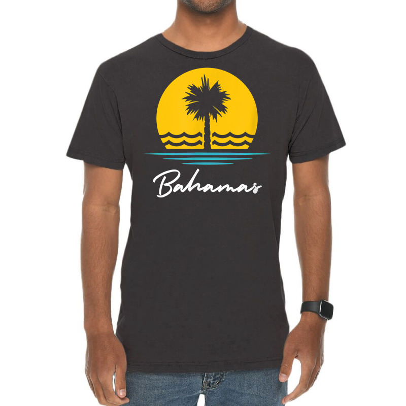 Bahamas Souvenir Summer Travel Holiday Beach Vacation T Shirt Vintage T-Shirt by nazhirgoodie | Artistshot