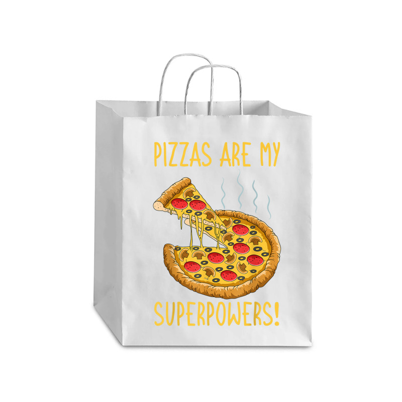 Pizza Superpower Slice Crust Neapolitan Pizzaiolo Pizzeria Debie Paper Bag - 10 X 5 X 13 | Artistshot