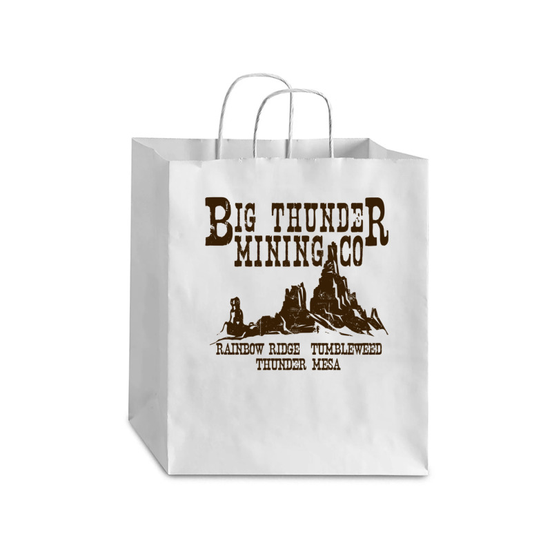 Big Thunder Mining Co Debie Paper Bag - 10 X 5 X 13 | Artistshot