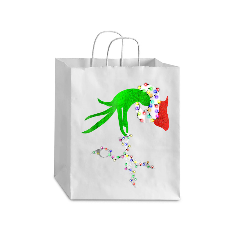 Funny Scissor Hairstylist Santa Christmas Hair Stylist Xmas T Shirt Debie Paper Bag - 10 X 5 X 13 | Artistshot