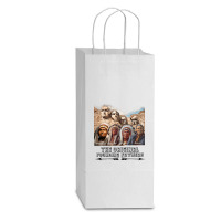 Original Founding Fathers Native American Long Sleeve T Shirt Double Wine Paper Bag - 6 1/2 X 3 1/2 X 12 3/8 | Artistshot