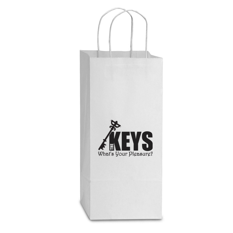 The Keys Club  Confrérie Des Poignards Noirs Tshirt Essentiel Double Wine Paper Bag - 6 1/2 X 3 1/2 X 12 3/8 | Artistshot