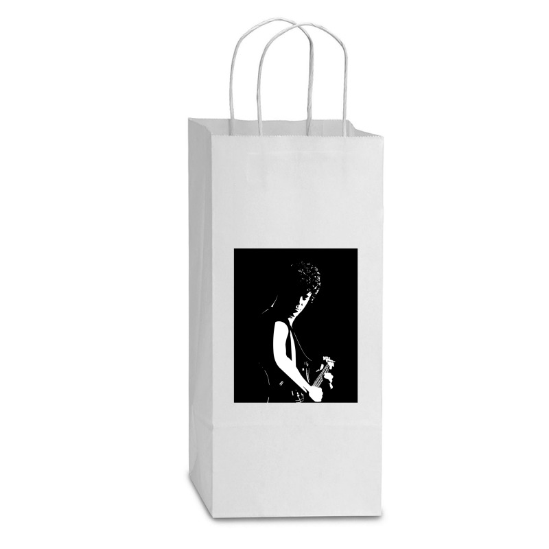 Mainline Double Wine Paper Bag - 6 1/2 X 3 1/2 X 12 3/8 | Artistshot