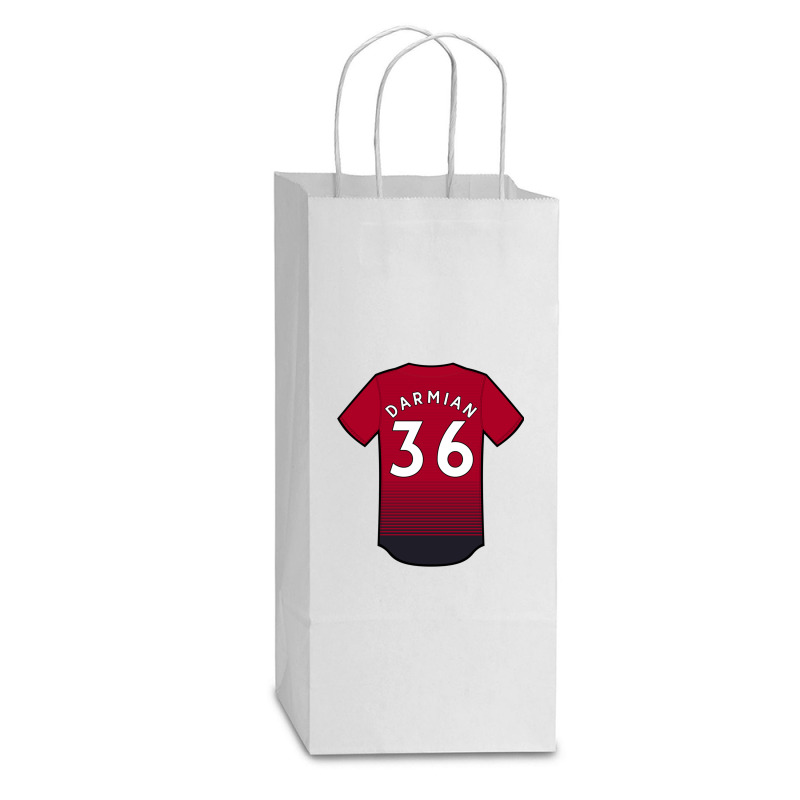 Matteo Darmian Jersey Classic Double Wine Paper Bag - 6 1/2 X 3 1/2 X 12 3/8 | Artistshot