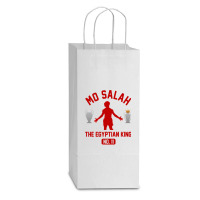 Mo Salah Essential Double Wine Paper Bag - 6 1/2 X 3 1/2 X 12 3/8 | Artistshot