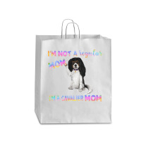 Cavalier King Charles Spaniel I'm Not A Regular Mom, I'm A Cavalier Mo Queen Paper Bag - 16 X 6 X 19 1/4 | Artistshot