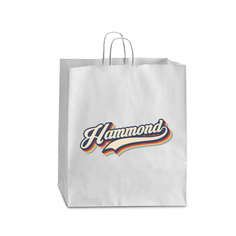 I Love Hammond City Usa Retro Vintage Queen Paper Bag - 16 X 6 X 19 1/4 | Artistshot