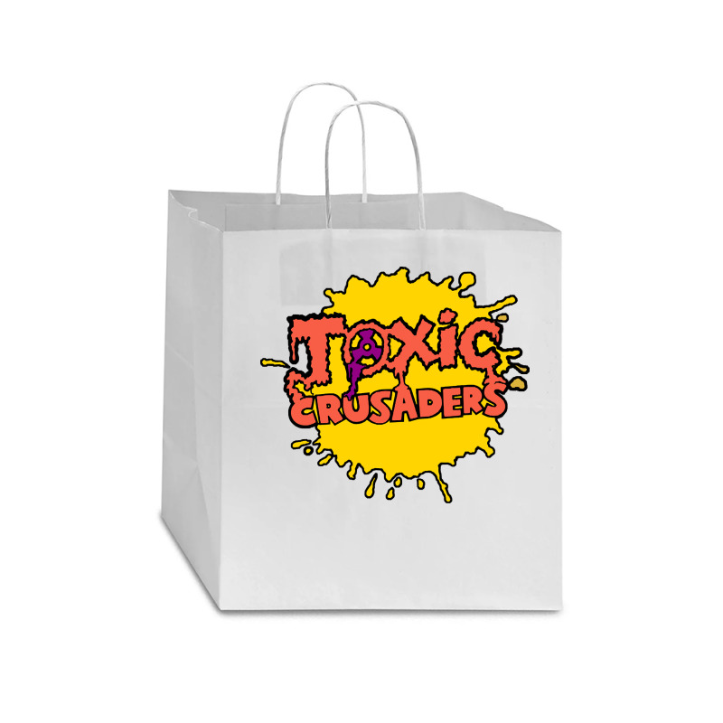 Toxic Crusaders, The Toxic Crusaders, Toxic, Crusaders, Toxic Crusader Star Paper Bag - 13 X 7 X 13 | Artistshot