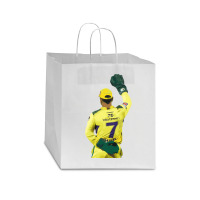 Ms Dhoni Chennai Super Kings Csk Wallpaper Whistlepodu Classic Star Paper Bag - 13 X 7 X 13 | Artistshot