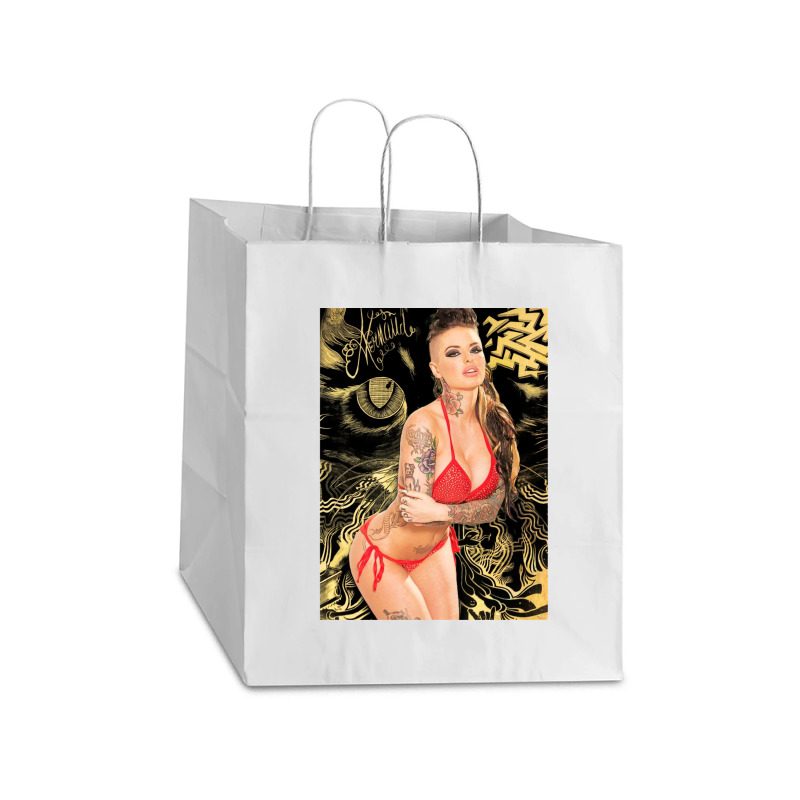 Christy Mack - Hot Tipping Point - Pop Art Pornstars Take Out Paper Bag - 14 X 10 X 15 1/2 | Artistshot