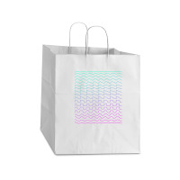 Synthesizer Waveforms Take Out Paper Bag - 14 X 10 X 15 1/2 | Artistshot