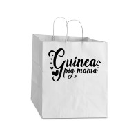 Womens Guinea Pig Mama Graphic Guinea Pig Owner Animals Pets Cavy T Sh Take Out Paper Bag - 14 X 10 X 15 1/2 | Artistshot