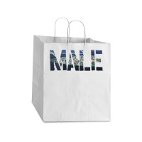 Womens Male City Maldives Souvenir Gift For Men Women V Neck T Shirt Take Out Paper Bag - 14 X 10 X 15 1/2 | Artistshot