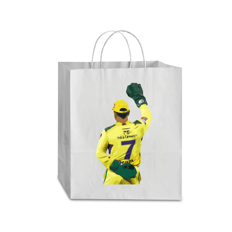 Ms Dhoni Chennai Super Kings Csk Wallpaper Whistlepodu Classic Traveler Paper Bag -13 X 6 X 15 3/4 | Artistshot