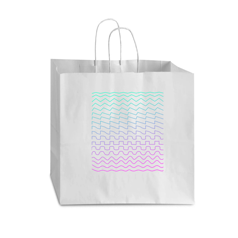 Synthesizer Waveforms Vogue Paper Bag - 16 X 6 X 12 | Artistshot