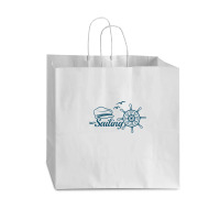 Sailing Badge With Handwheel Vogue Paper Bag - 16 X 6 X 12 | Artistshot