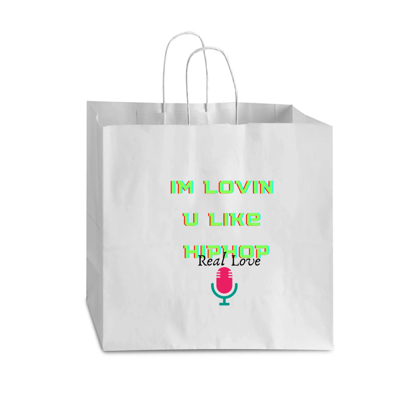 I'm Lovin U Like Hiphop Vogue Paper Bag - 16 X 6 X 12 | Artistshot