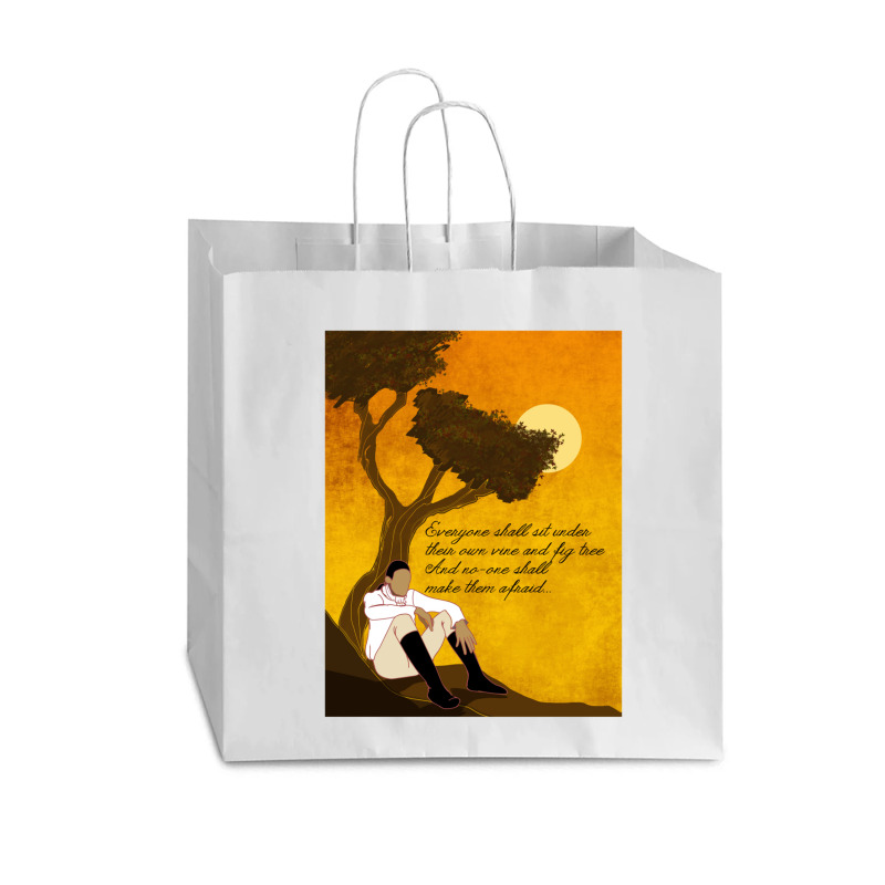 Vine And Fig Tree Artwork Vogue Paper Bag - 16 X 6 X 12 | Artistshot