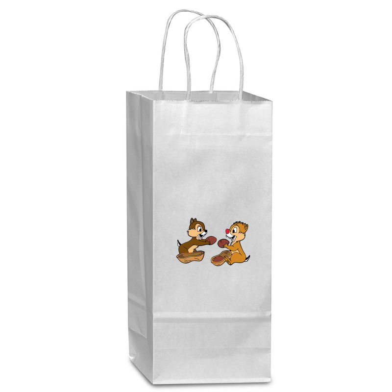 Chip N Dale Peanut Wine Paper Bag - 5 1/2 X 3 1/4 X 13 | Artistshot