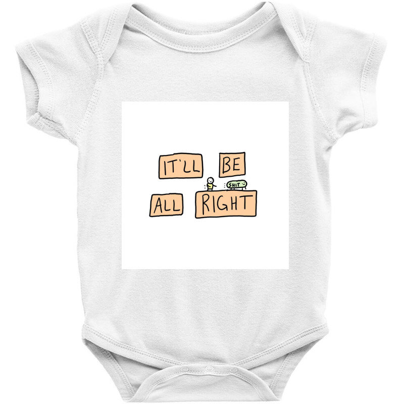 He Says To Himself... Over And Over... Baby Bodysuit by iamsitting | Artistshot