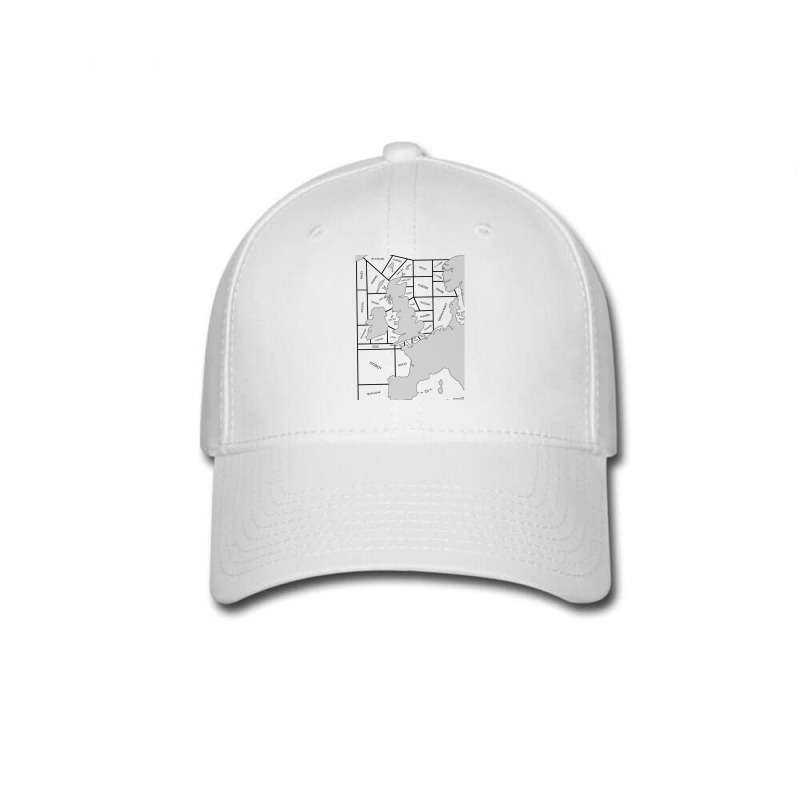 Shipping Forecast Uk Map - Labelled Baseball Cap | Artistshot