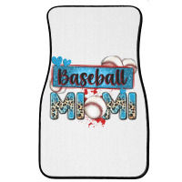 Baseball Mimi With Leopard Front Car Mat | Artistshot