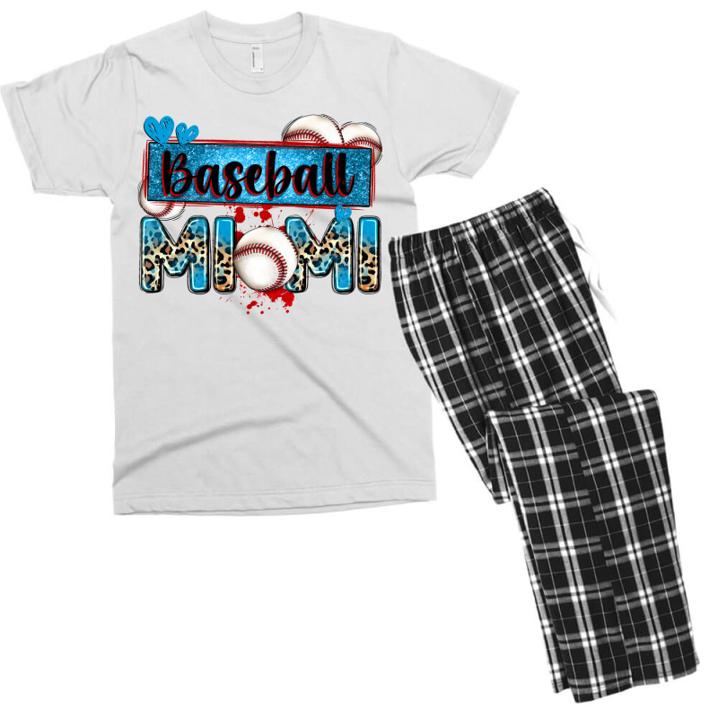 Baseball Mimi With Leopard Men's T-shirt Pajama Set | Artistshot